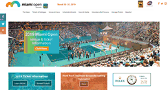 Desktop Screenshot of miamiopen.com